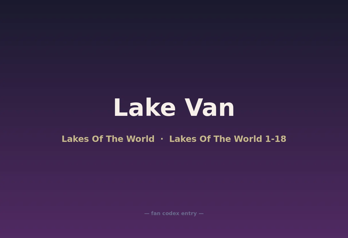 Lake Van