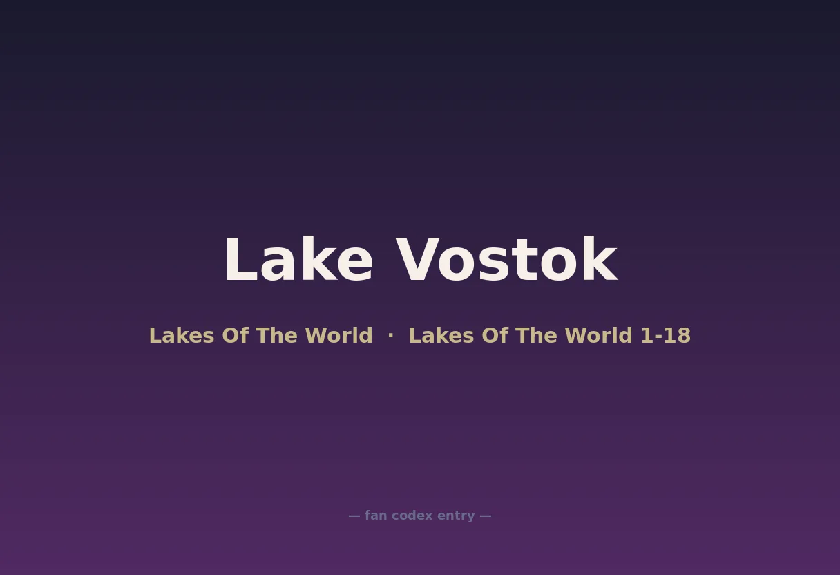 Lake Vostok